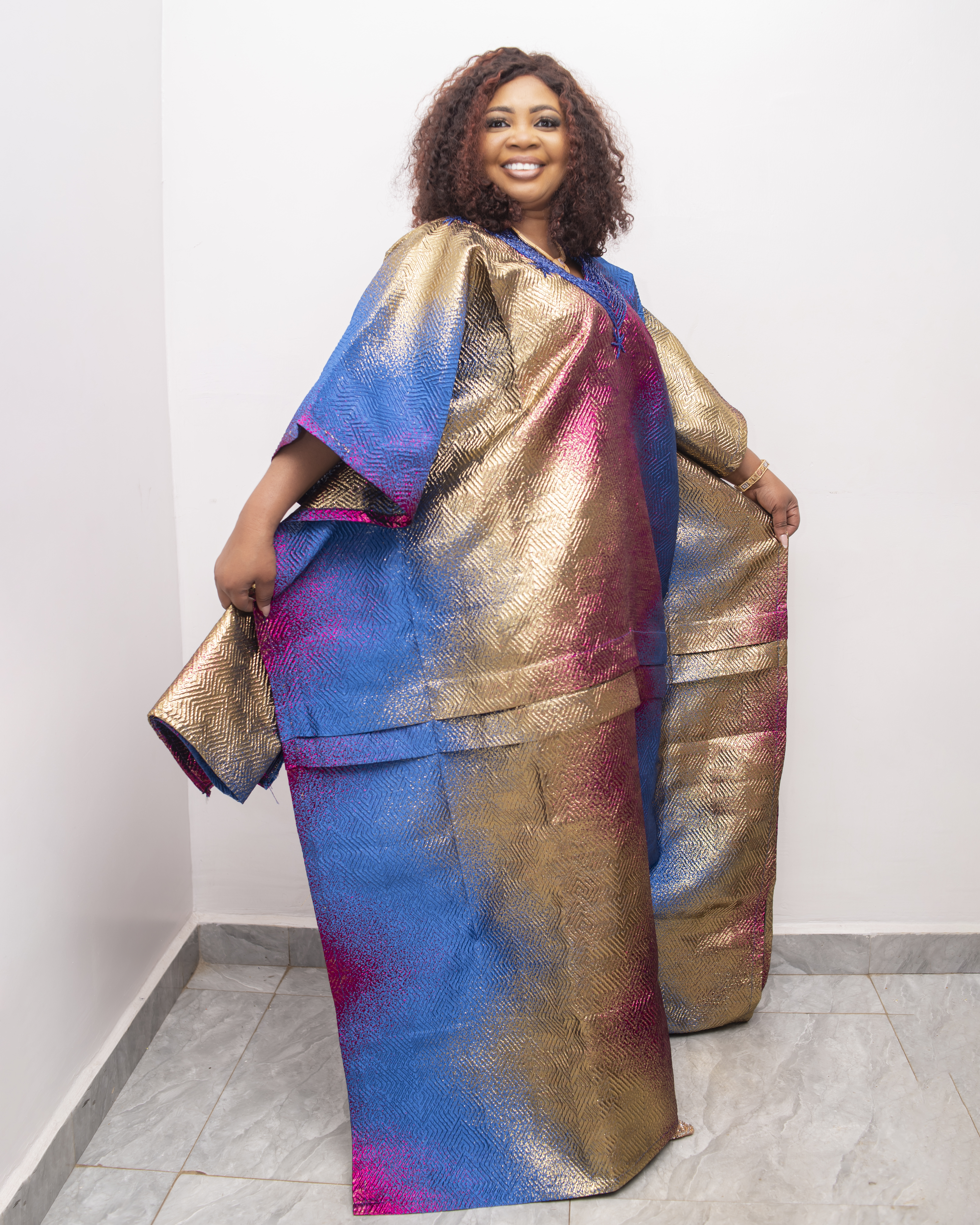 Mayor Beaded Brocade Boubou