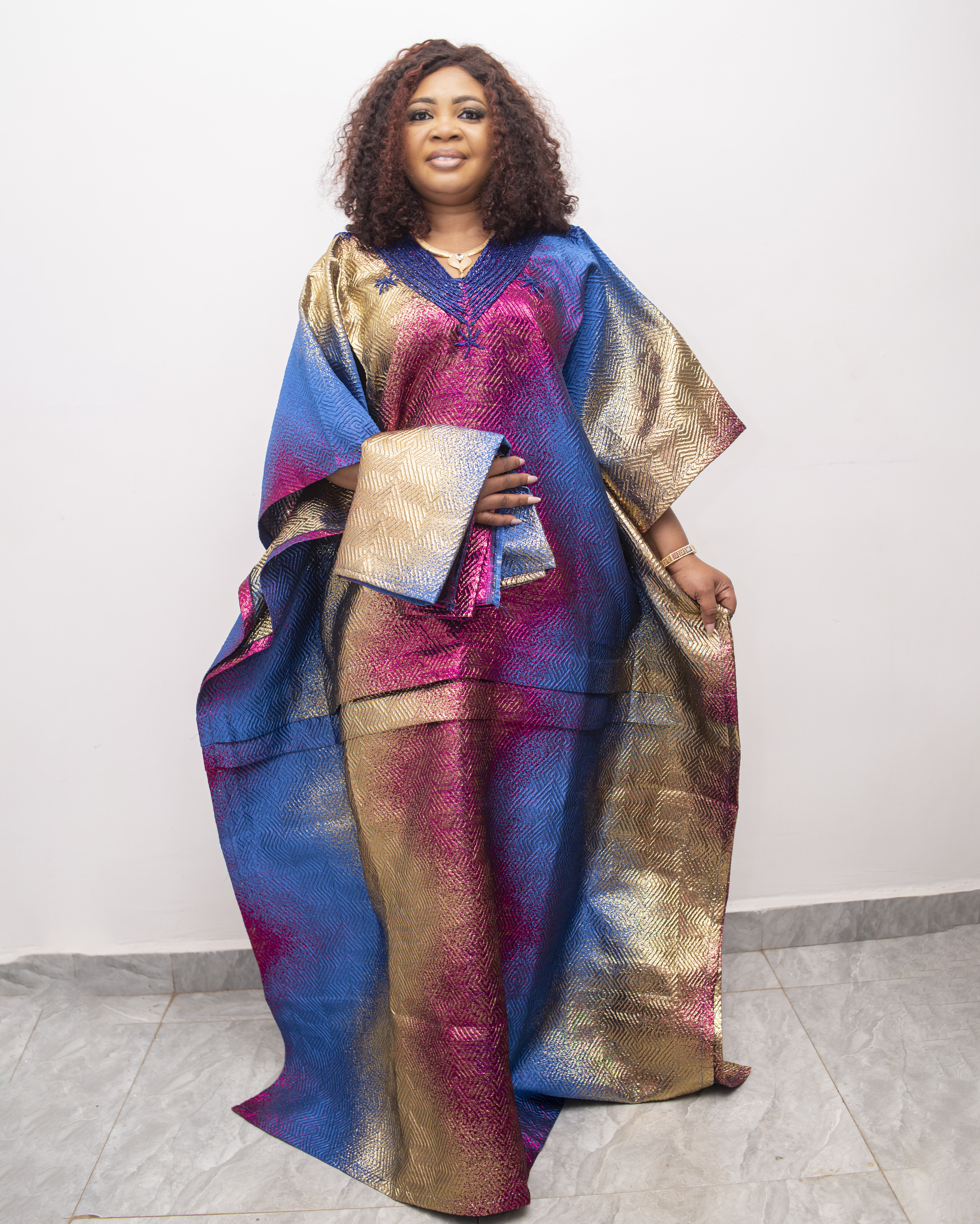 Mayor Beaded Brocade Boubou