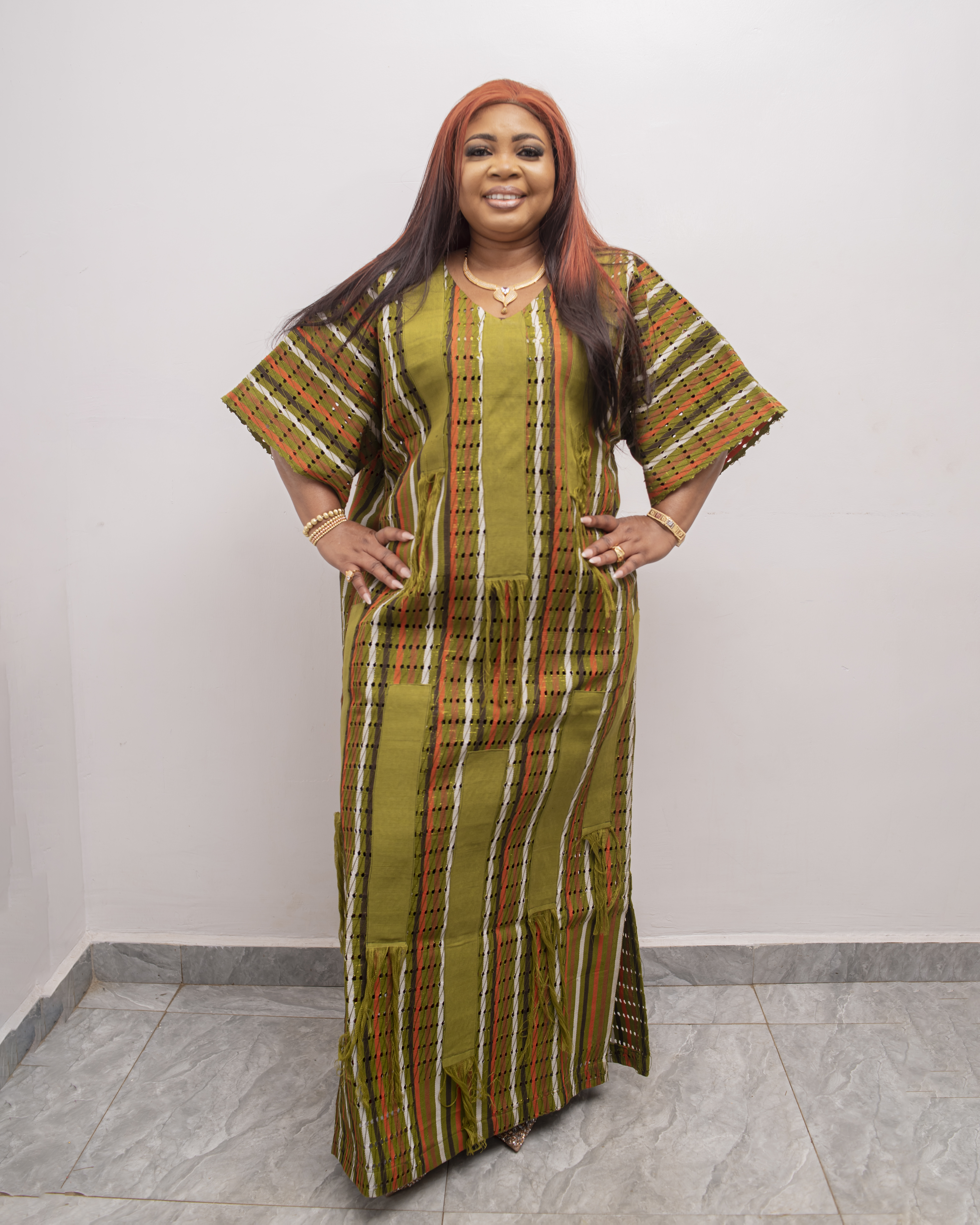 Zuch Aso Oke Jawu X vintage kaftan