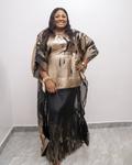 Heritage Organdy Broacde Boubou with inner Dress