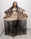 Heritage Organdy Broacde Boubou with inner Dress